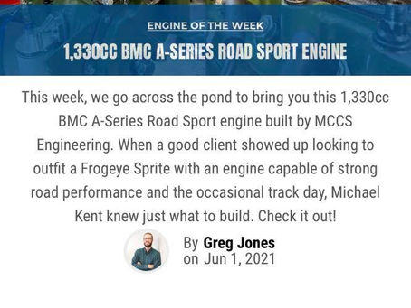 MCCS - Engine Builder of the week!