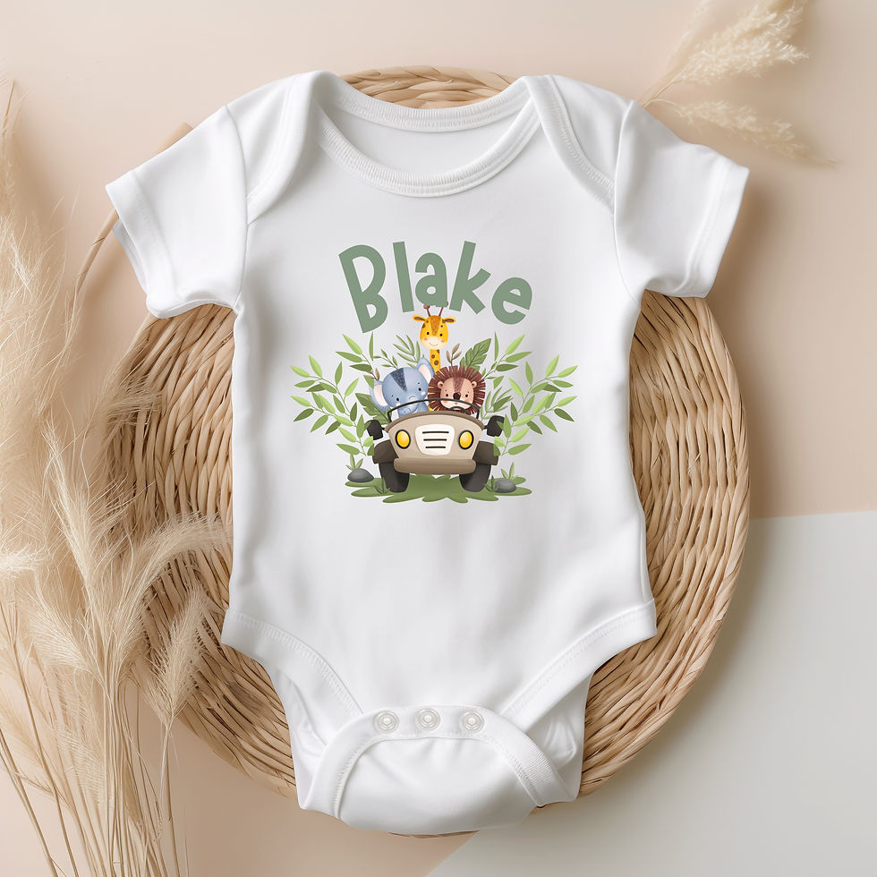 Thumbnail: Custom Baby Zoo Design in Svg Png Pdf