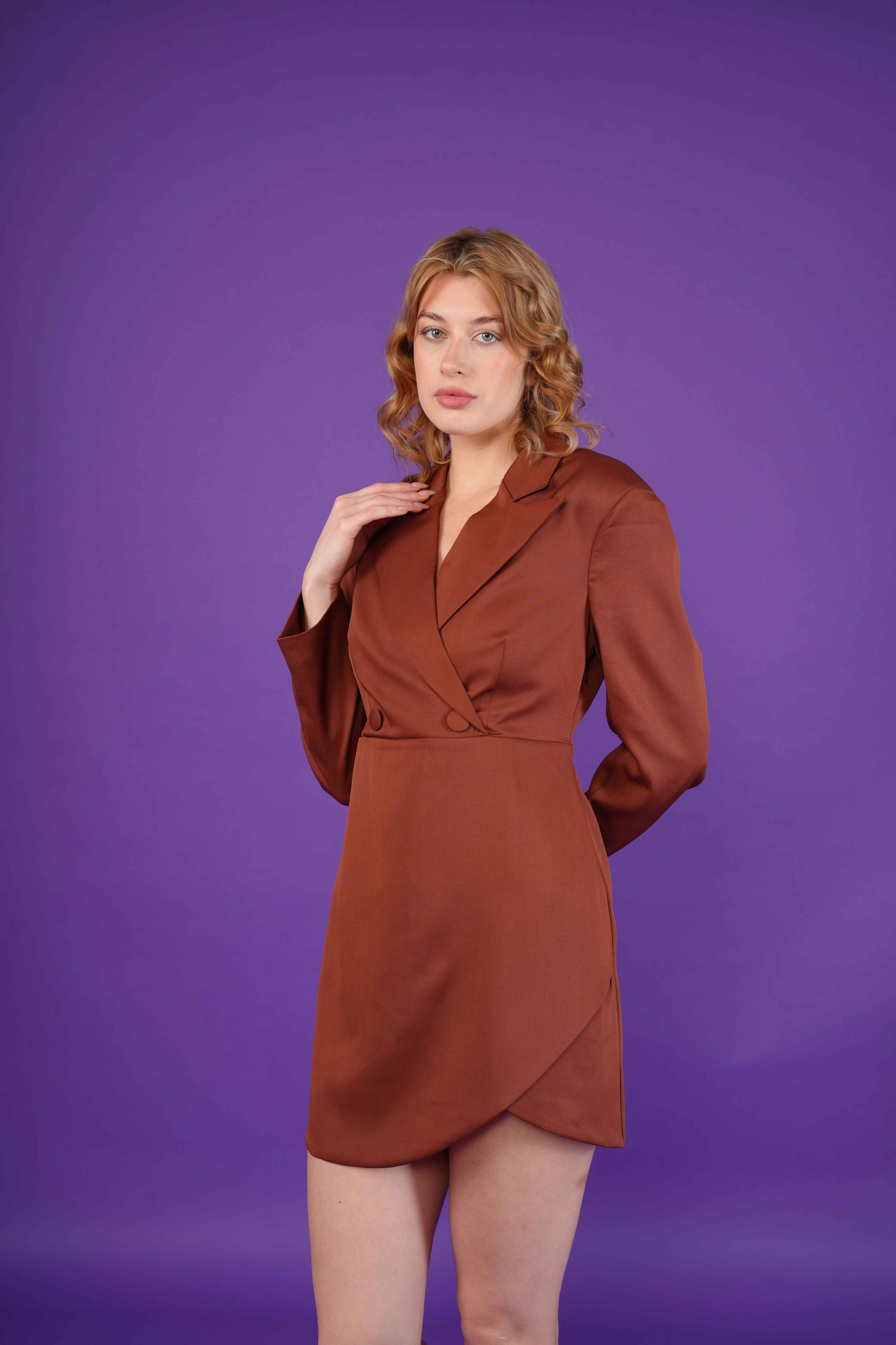 Power Chic Blazer Dress – Elegance with an Edge