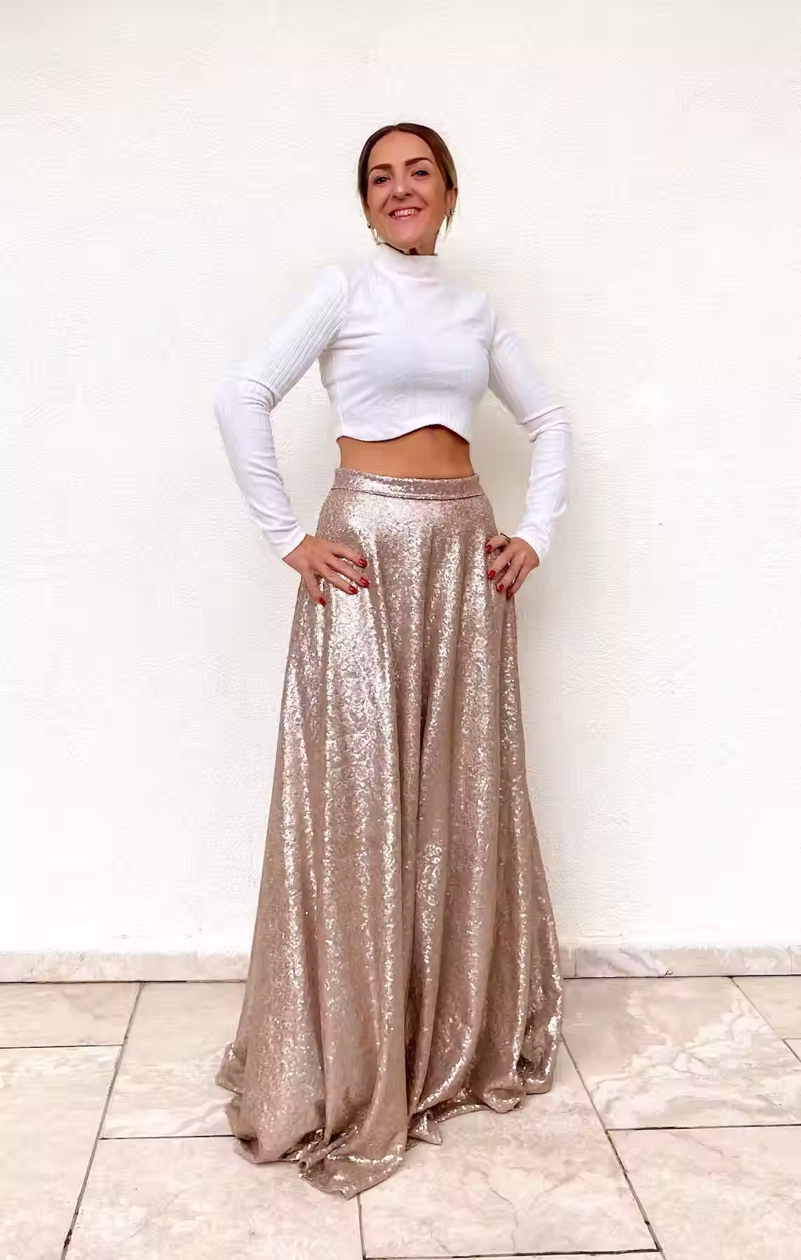 Aimee Sequin Skirt