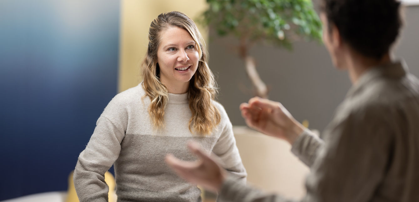 Therapiegespräch mit einer jungen Klientin