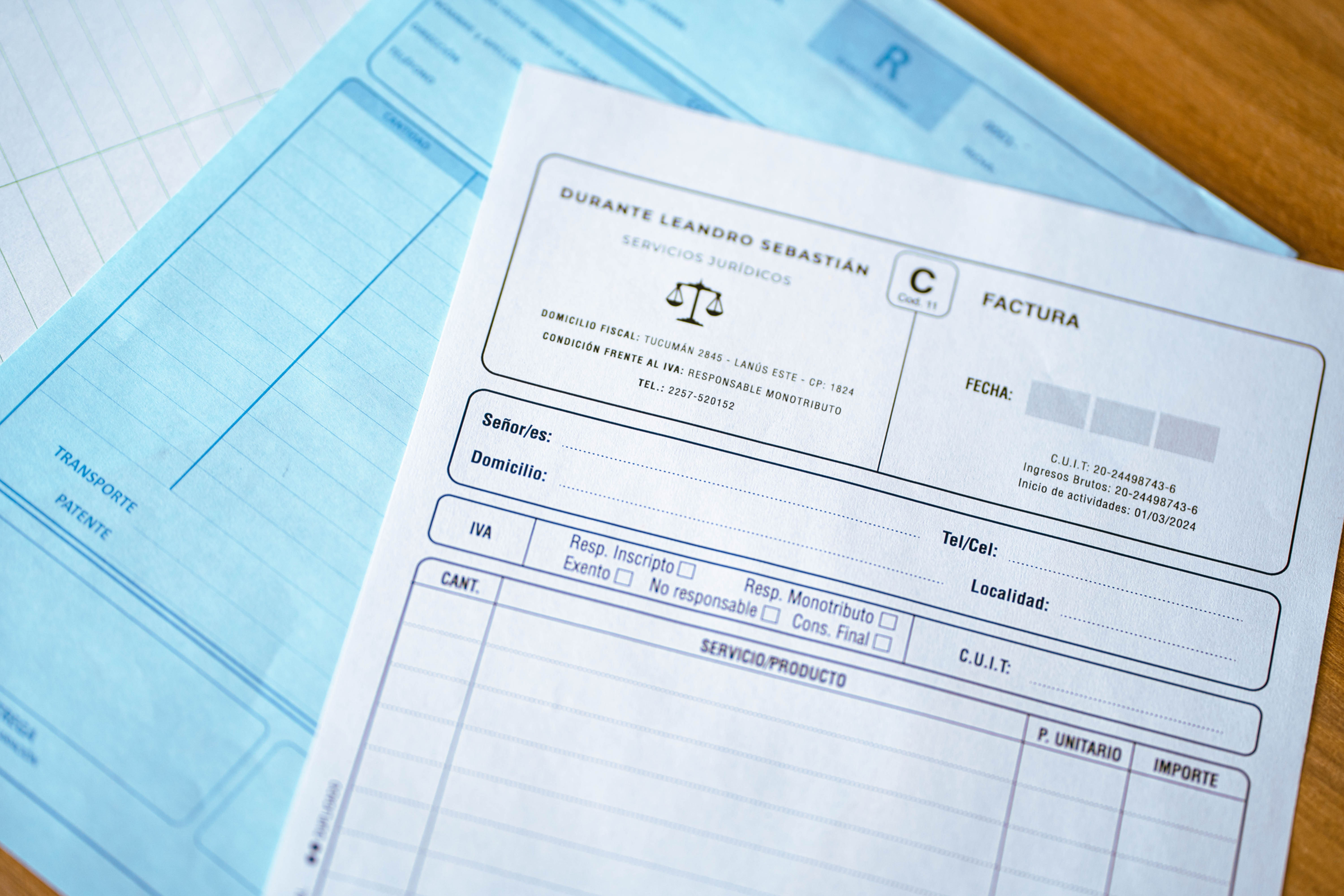 TALONARIOS A5 (AFIP) x DUPLICADO