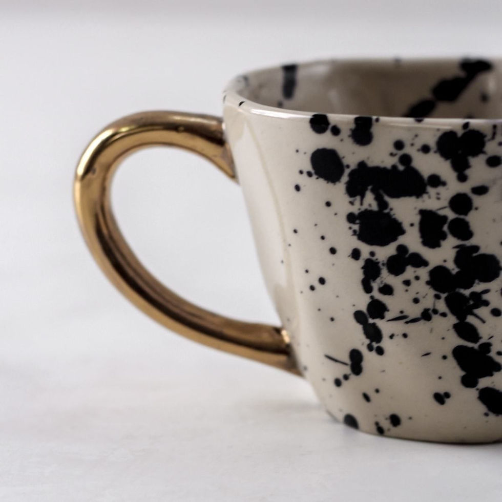 Thumbnail: 'The Cruller D'vill' Tea Cups- Set of 2