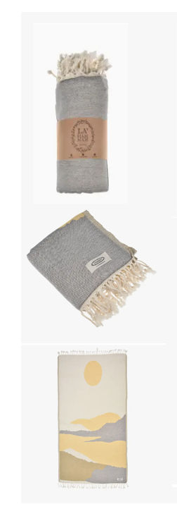 Thumbnail: Turkish Cotton Beach Towel & Personal Throw Blanket