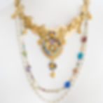Thumbnail: A Jeweled Heart Necklace