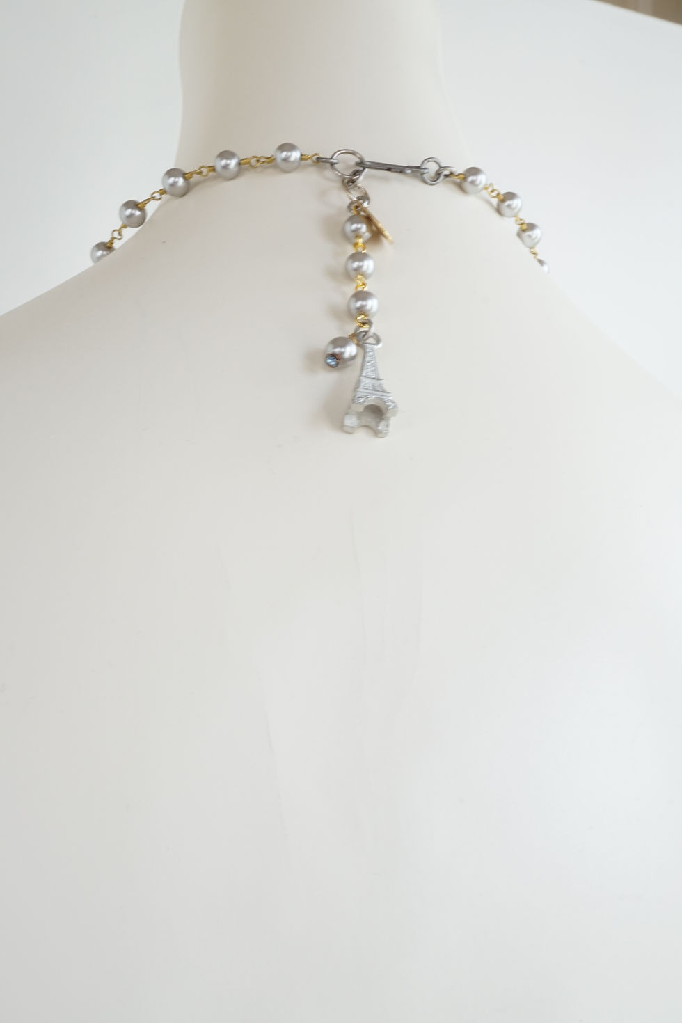 Thumbnail: Raw-Pewter-Charms-Handmade-Necklace