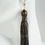 Thumbnail: Vintage-Leather-Tassels-Gold-Black-Lucite-Earrings
