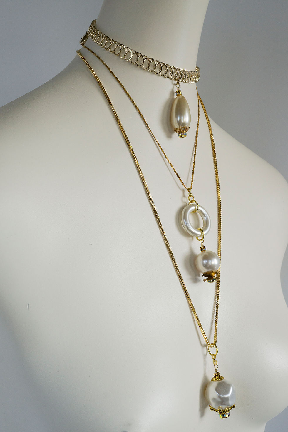 Thumbnail: Simple Vintage Pearl Necklace Multiple Options