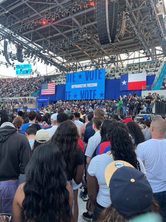 Rallying Hope for Reproductive Freedom; Kamala Harris Has a Rally in Houston