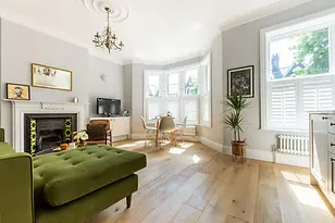 Elegant living space at The Pontcanna Pearl serviced apartment in Cardiff