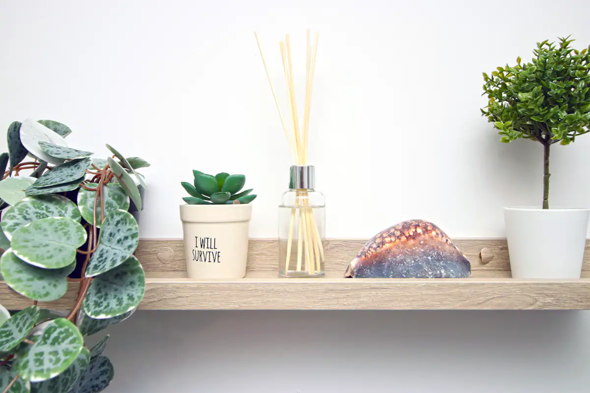 A cozy corner of the Dock House adorned with incense, creating a warm and inviting atmosphere for relaxation and unwinding