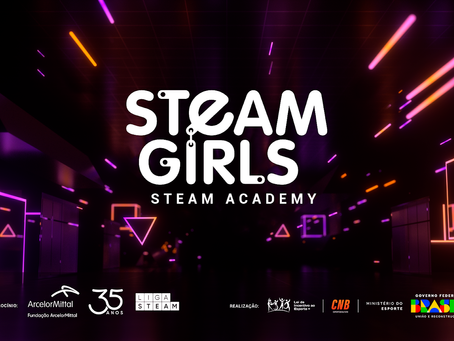 STEAM Academy anuncia vagas para o e-Sports STEAM Girls, projeto que incentiva a participação de mulheres no mercado de games