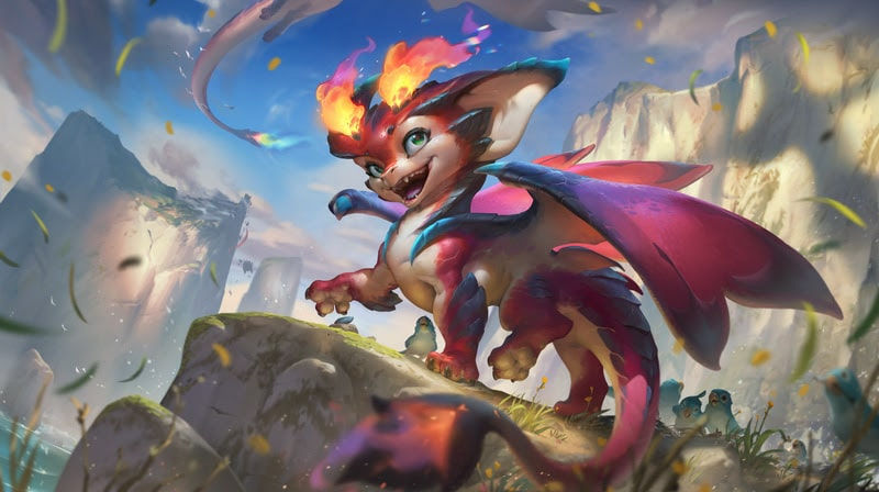 Smolder, o filhote flamejante, vai incendiar a batalha na atualização 14.3 de League of Legends