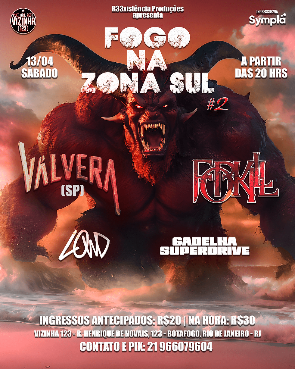 Conheça o evento Fogo na Zona Sul 2