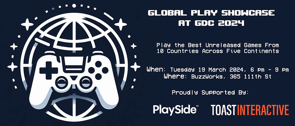 Abragames representa o Brasil na Global Play Showcase, evento realizado dentro da GDC 2024