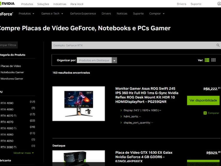 NVIDIA anuncia chegada de loja oficial GeForce Store no Brasil