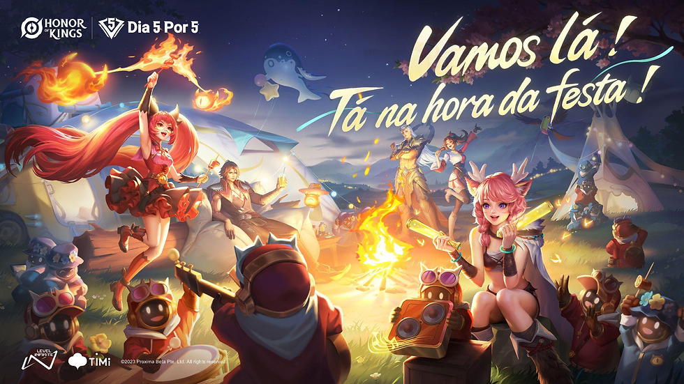 CANAL 42 OFFICIAL - Honor of Kings:Festival Dia 5 por 5 chega ao Brasil