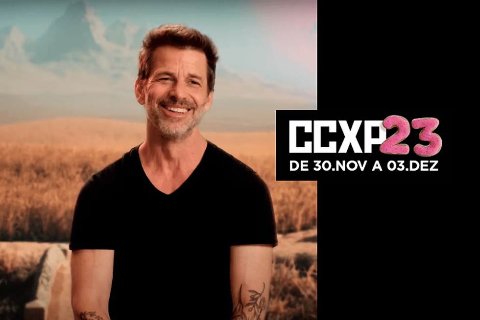 Zack Snyder vem à CCXP pela primeira vez: diretor fará primeira exibição mundial de seu novo filme