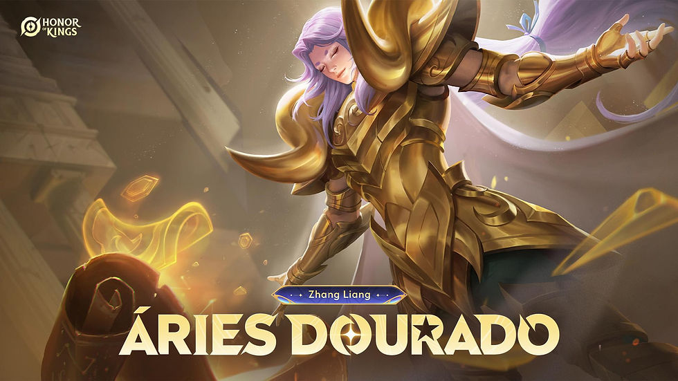 Skins dos Cavaleiros do Zodíaco chegam ao Honor of Kings