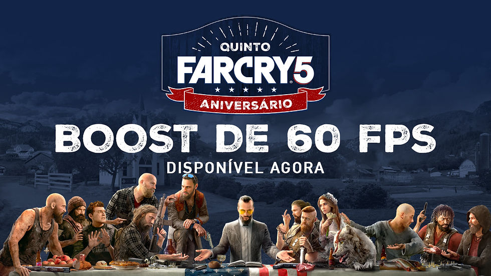 Jogadores de Far Cry 5 já podem enfrentar o "Pai”, sua família e seus seguidores fanáticos a 60 FPS
