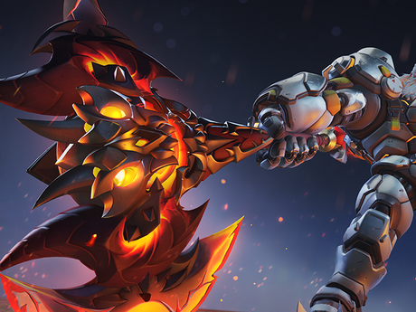 Liberte o Demônio Interior com a Arma Mítica do Reinhardt no Overwatch 2