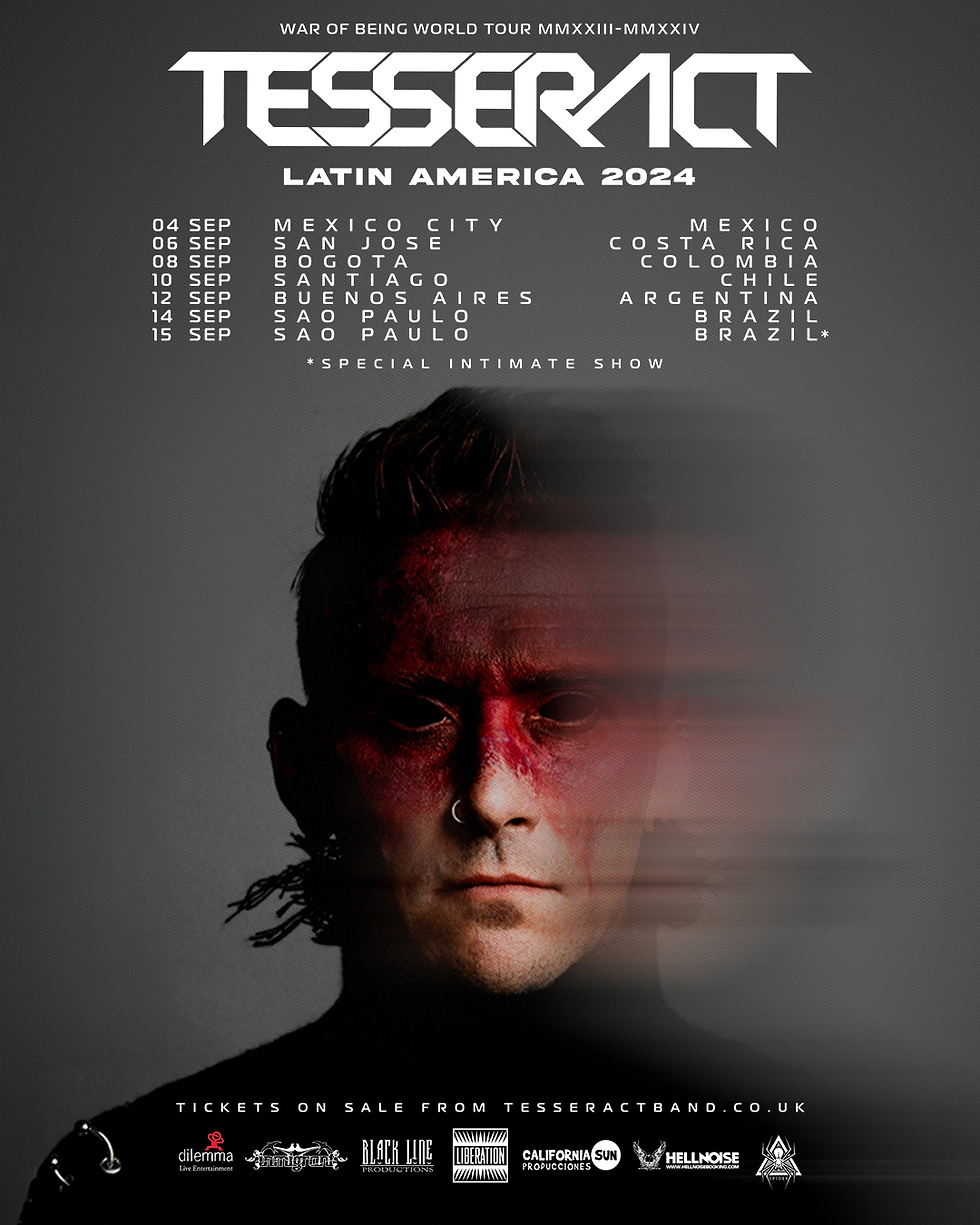 TesseracT retorna ao Brasil com turnê do aclamado álbum War of Being