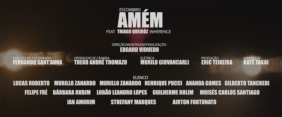 Escombro transforma casa de show em igreja para clipe de Amém