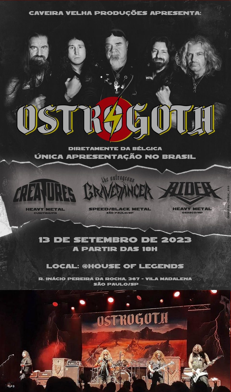 Canal 42 - Ostrogoth se apresentará pela primeira vez no Brasil
