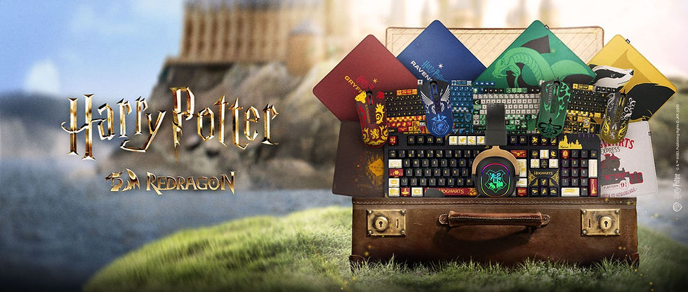 Warner Bros. Discovery Consumer Products e Redragon lançam linha oficial inspirada em Harry Potter para setups gamers