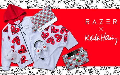 Razer lança coleção especial de roupas e periféricos gamer inspirados na obra de Keith Haring