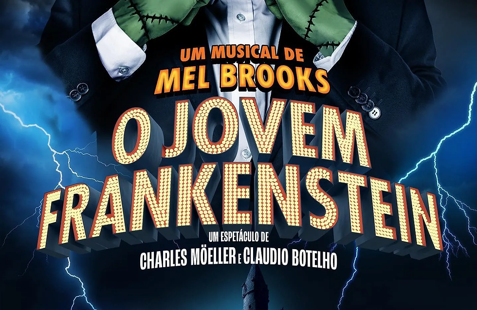 Vizzela Cosméticos presta apoio de produção à peça "O Jovem Frankenstein"