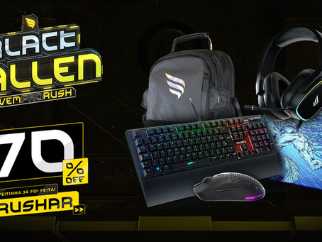 Black Fallen: Sua oportunidade de aprimorar seu setup gamer nesta Black Friday