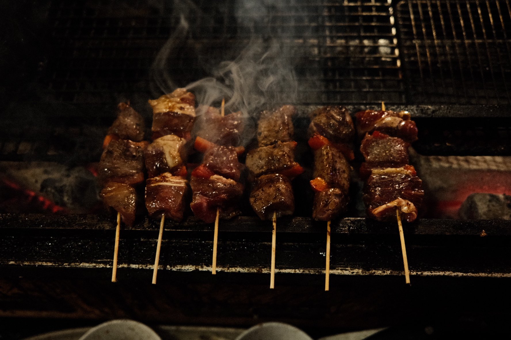 Arranged Food and Objects