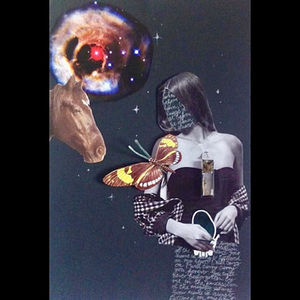Heaven’s Daughter, 2012
Paper and mixed media collage
29.7 x 21cm