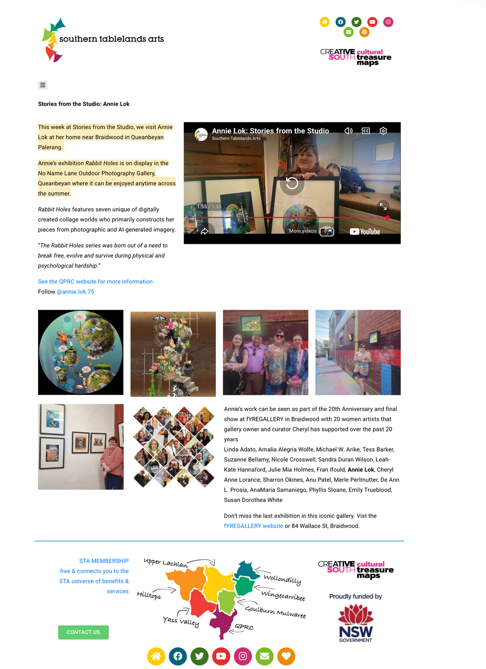 Annie Lok – Southern Tablelands Arts