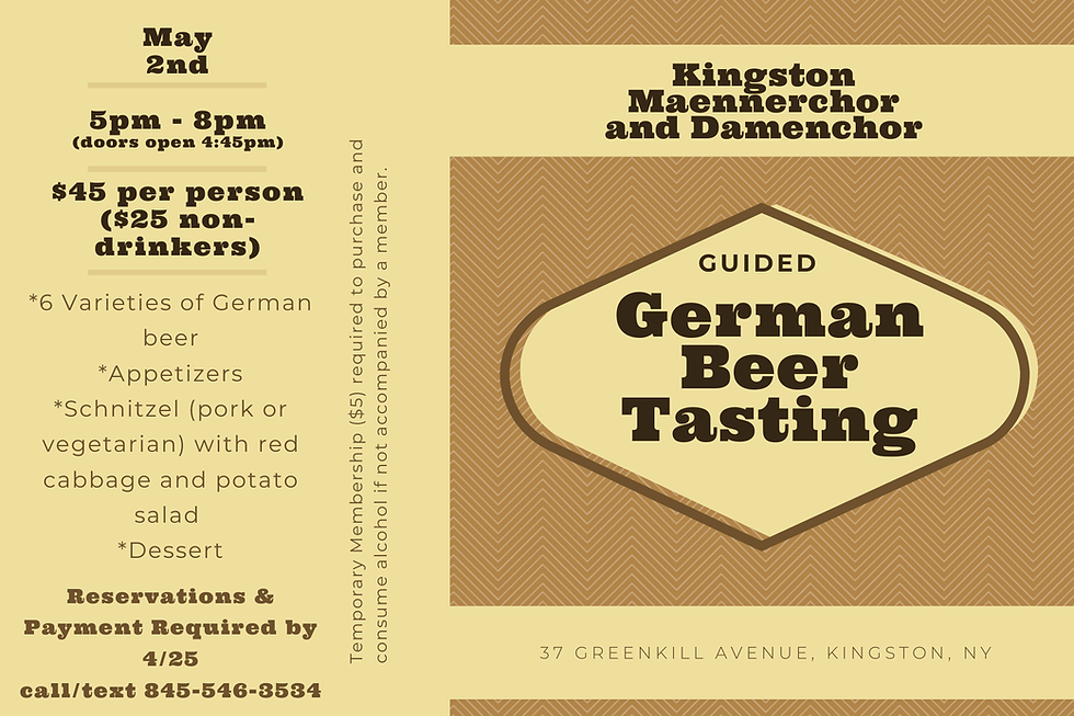 Guided Beer Tasting