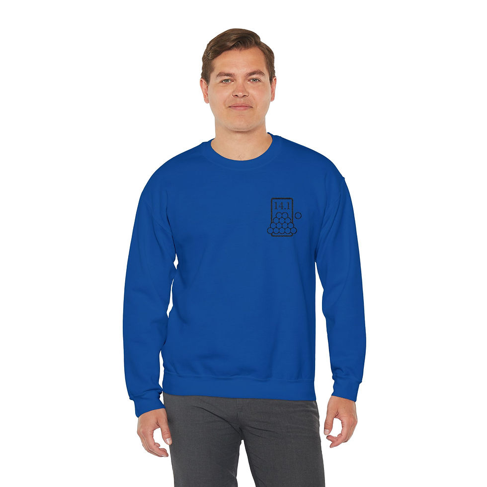 Thumbnail: Embroidered 14.1 Logo on Unisex Heavy Blend™ Crewneck Sweatshirt