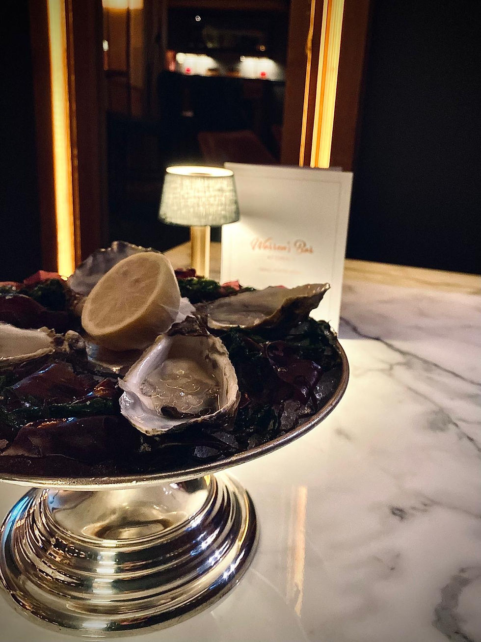 Oysters at Cheal's Restaurant