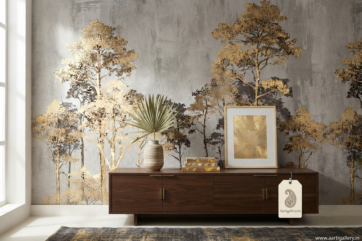 Metallic accented Wallpaper