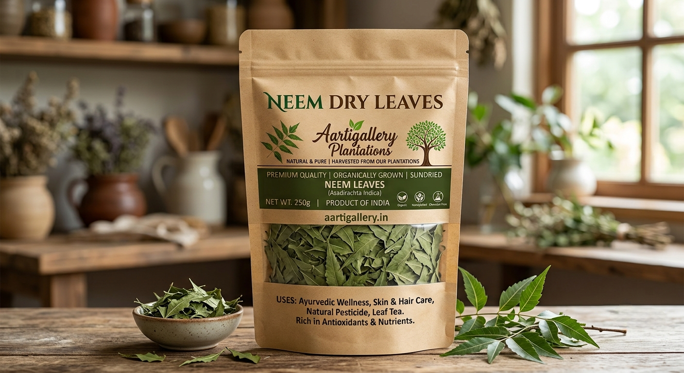 Sundried Neem Leaves (Azadirachta Indica)