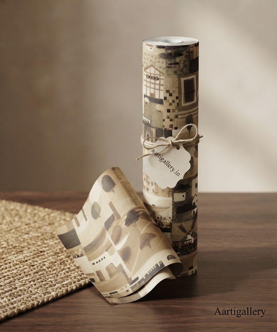 Thumbnail: Artistic Abstract Landscape Wallpaper 