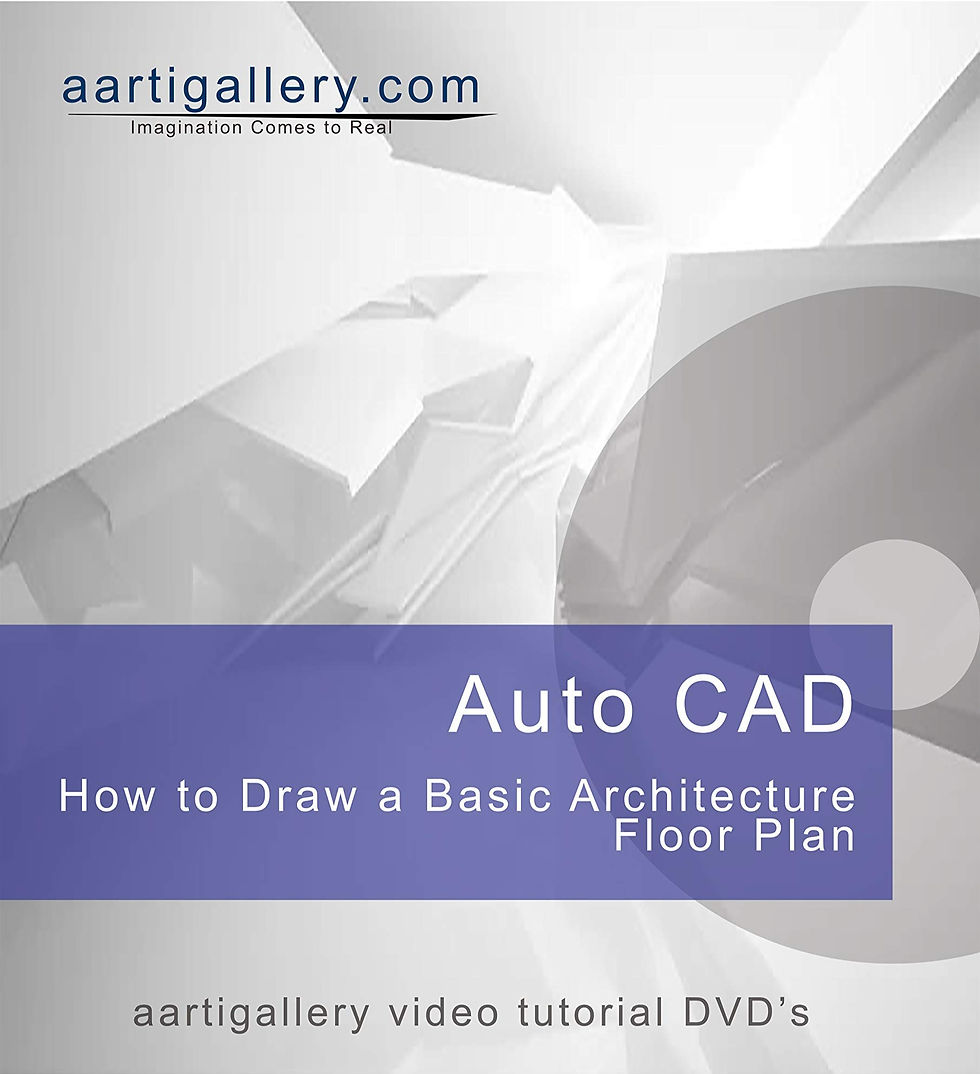 Autocad How to Draw a Basic Architecture Floor Plan video tutorial DVD by aartigallery in 