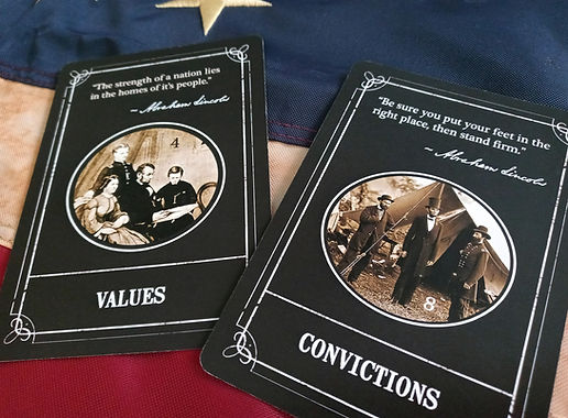 ABRAHAM LINCOLN ORACLE -54 card deck_edi