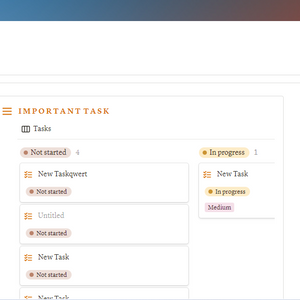 Project Management Interface