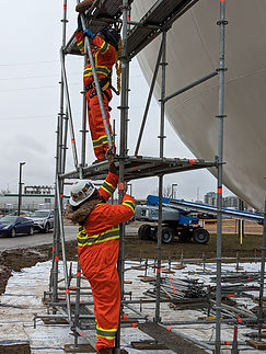 Hinton Scaffold Solution Workers