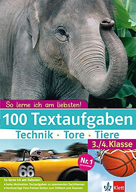 100 Textaufgaben Technik Tore Tiere. 3./4. Klasse