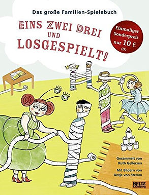 Das große Familien-Spielebuch: Eins zwei drei und losgespielt!
