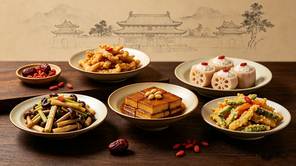 Simple, nourishing, and creative — Shaolin cuisine follows the same principles of balance as the art itself.