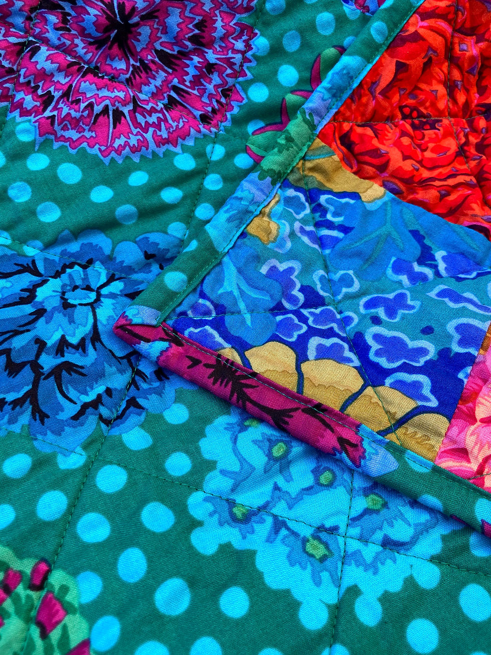 Thumbnail: In the Garden Lap Quilt