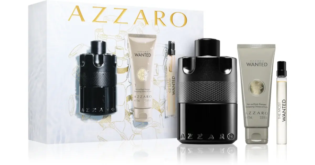 Azzaro The Most Wanted 3Pcs Gift Set 100ml EDP For Men